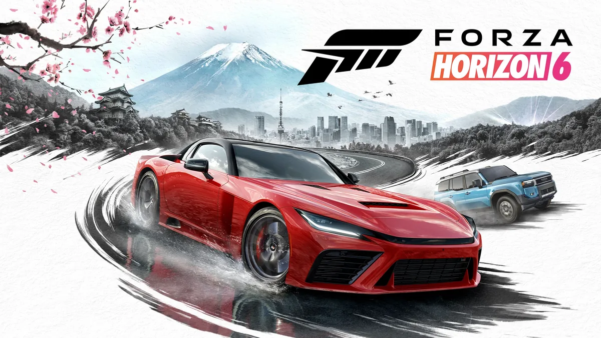 Key art officiel de Forza Horizon 6 utilisé comme contexte visuel du guide